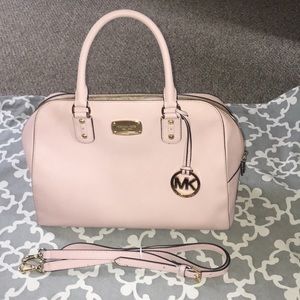 Large blush satchel Michael Kors